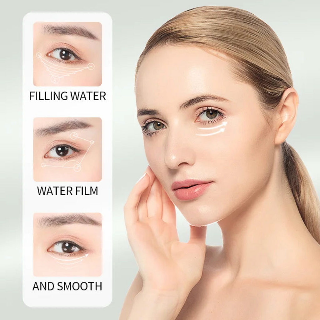 Hydrating and firming eye masks with aloe vera and collagen