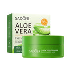 Hydrating and firming eye masks with aloe vera and collagen